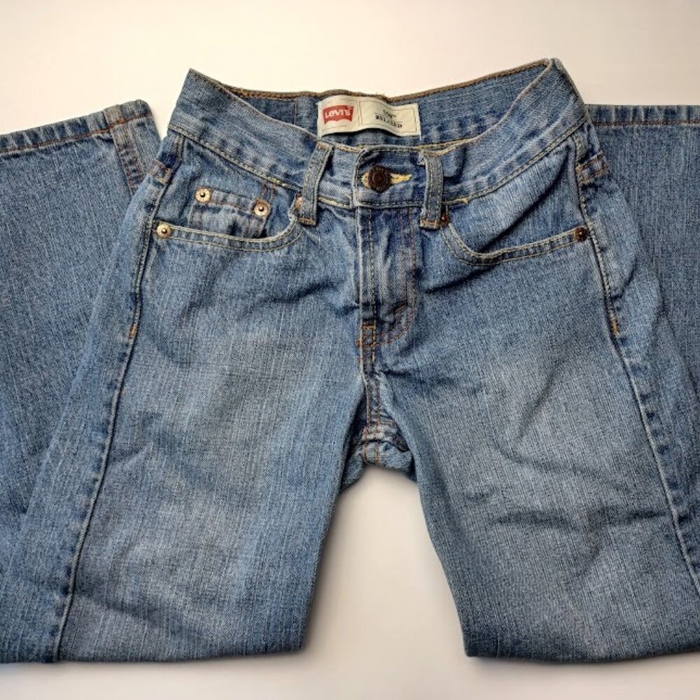 Levi's 550 Relaxed Boy's Jeans - Size 8 Slim - EUC